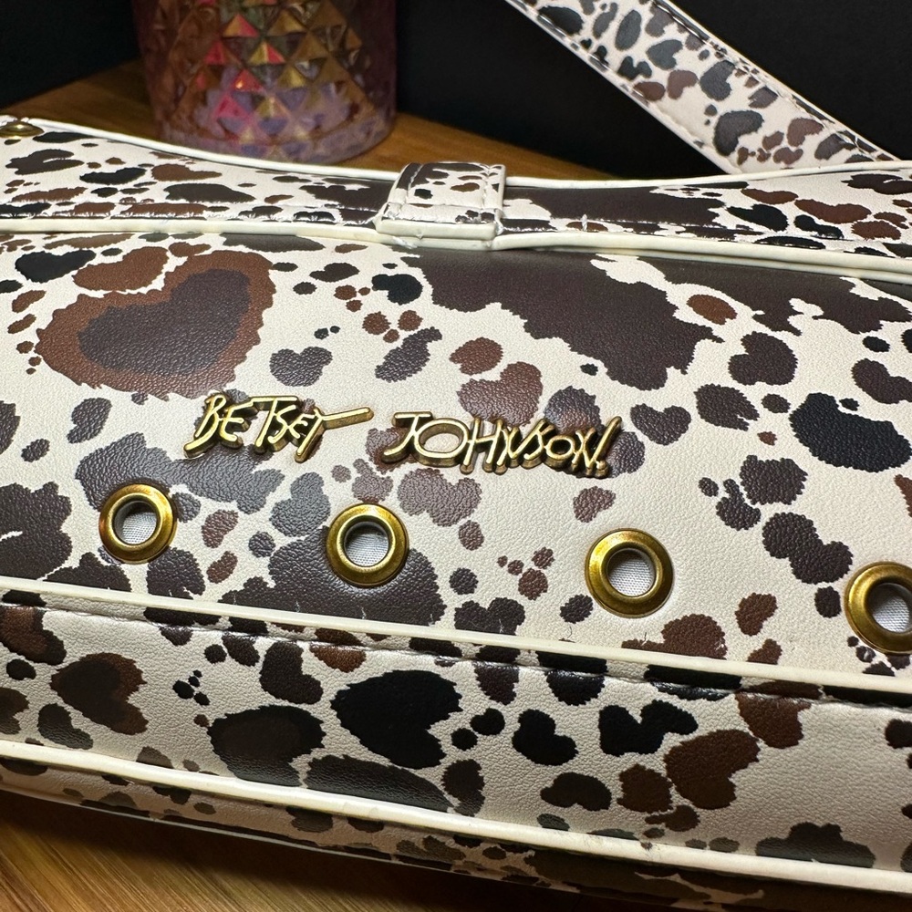 Betsey Johnson Animal Print Shoulder Bag - Picture 5 of 11